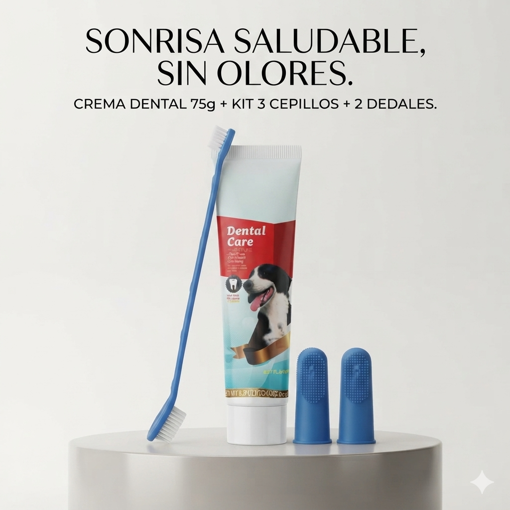 Cepillar Sin Pelear - Crema Dental Con Sabor a Carne
